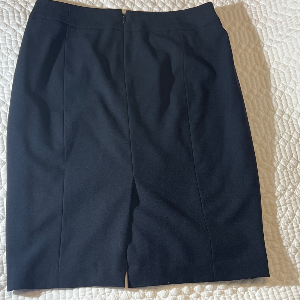 Calvin Klein Dark Navy Women's Tailored Blazer and Skirt Suit - Picture 4 of 5